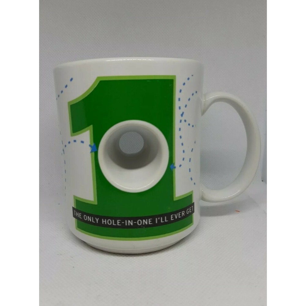 SHOEBOX HOLE-IN-ONE GOLF COFFEE CUP COFFEE MUG EUC